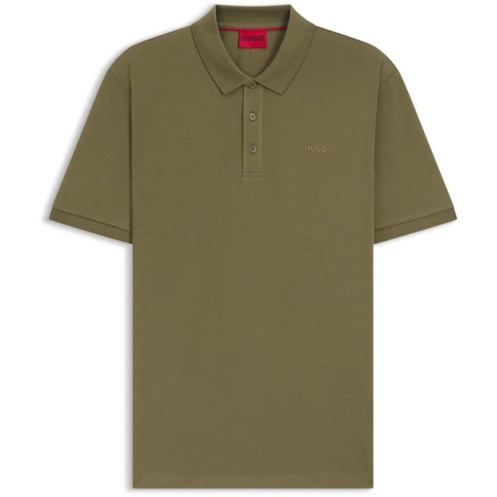 Hugo Mens Donos Cotton Polo Shirt / Green